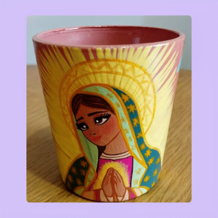 Vela regalo virgen guadalupana - Detalles y Recuerdos Originales para Comunión