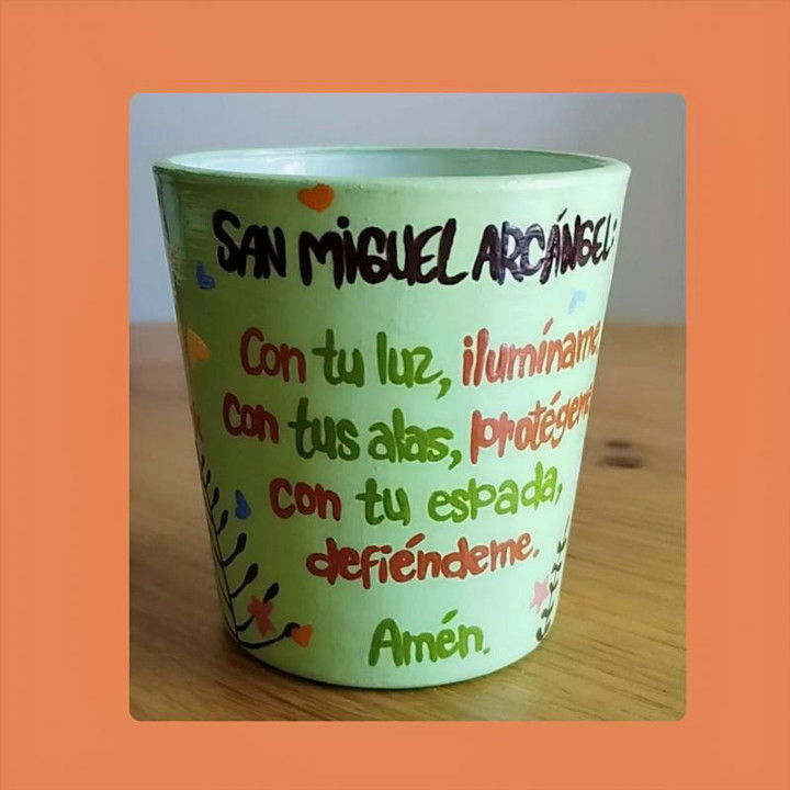 Vela regalo original de comunión  San Miguel Arcangel - Recuerdo Comunión
