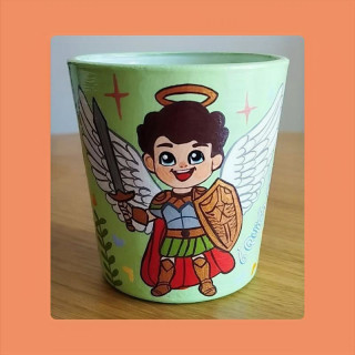 Vela regalo original de comunión  San Miguel Arcangel - Recuerdo Comunión
